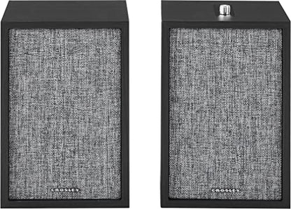 Crosley S200A-BK 4" Active Powered Bluetooth Stereo Speakers, Black