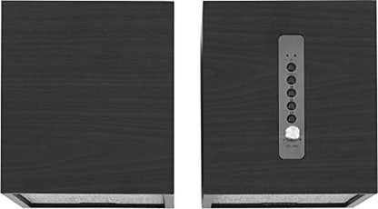 Crosley S200A-BK 4" Active Powered Bluetooth Stereo Speakers, Black