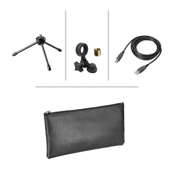 Audio Technica AT2020USB+PK Streaming/Podcasting Pack (Open Box)