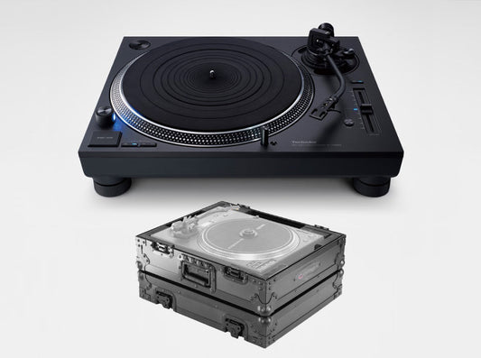 Technics SL-1210GR2-K Direct-Drive Turntable + Odyssey Black Label Flight Case