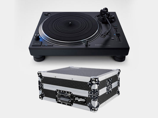 Technics SL-1210GR2-K Direct-Drive Turntable + Headliner Turntable Flight Case