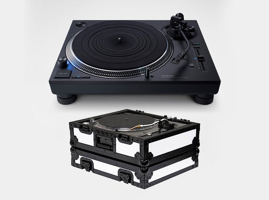 Technics SL-1210GR2-K Direct-Drive Turntable + Odyssey Designer DJ Universal Turntable Flight Case