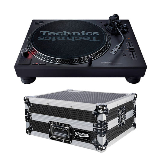Technics SL-1200MK7 Direct Drive Turntable + Headliner Turntable Flight Case