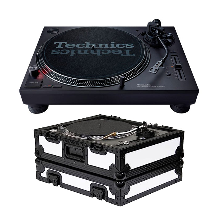 Technics SL-1200MK7 Direct Drive Turntable + Odyssey Designer DJ Universal Turntable Flight Case
