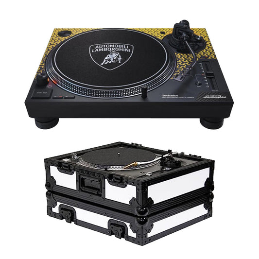 Technics SL-1200M7B Direct Drive Turntable + Odyssey Designer DJ Universal Turntable Flight Case