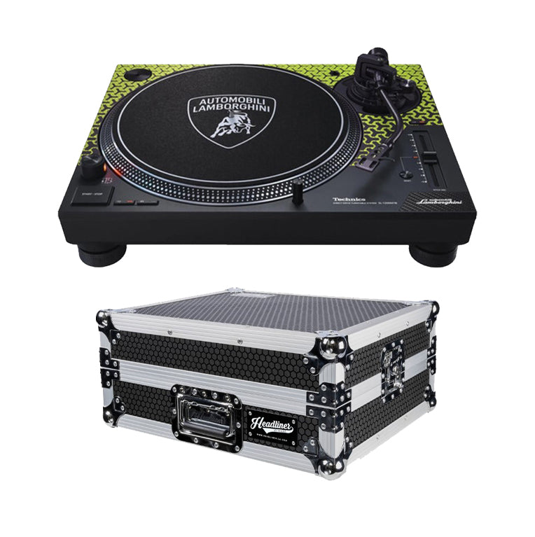 Technics SL-1200M7B Direct Drive Turntable + Headliner Turntable Flight Case