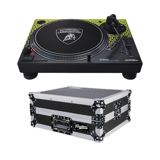 Technics SL-1200M7B Direct Drive Turntable + Headliner Turntable Flight Case
