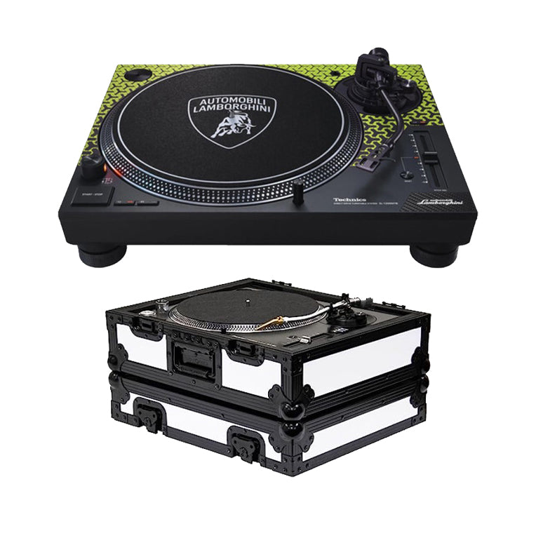 Technics SL-1200M7B Direct Drive Turntable + Odyssey Designer DJ Universal Turntable Flight Case