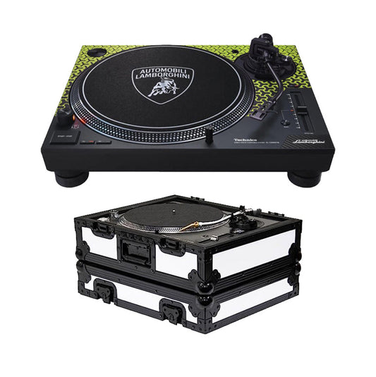 Technics SL-1200M7B Direct Drive Turntable + Odyssey Designer DJ Universal Turntable Flight Case