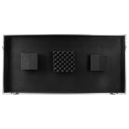 Odyssey DJ Coffin Flight Case with Wheels for Pioneer DJM-A9 / CDJ-3000 (Silver on Black)