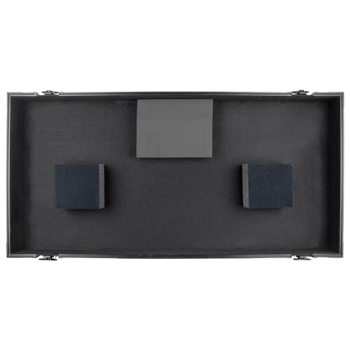 Odyssey DJ Battle Coffin for Rane Twelve and Seventy-Two with Glide Platform (Black Label, All Black)