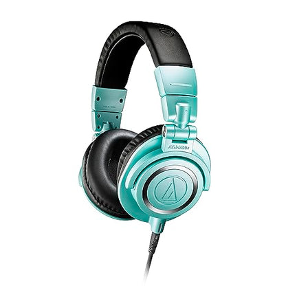 Audio-Technica ATH-M50xIB Professional Studio Monitor Headphones, Ice Blue (Open Box)