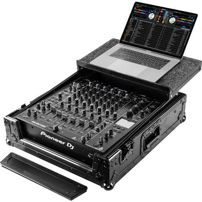 Odyssey Black Label Glide Style Flight Case for Pioneer DJM-V10 Mixer (All Black)
