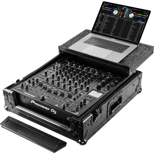Odyssey Black Label Glide Style Flight Case for Pioneer DJM-V10 Mixer (All Black)