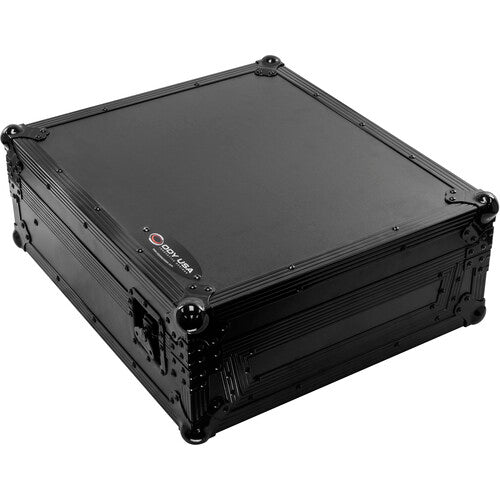 Odyssey Black Label Glide Style Flight Case for Pioneer DJM-V10 Mixer (All Black)