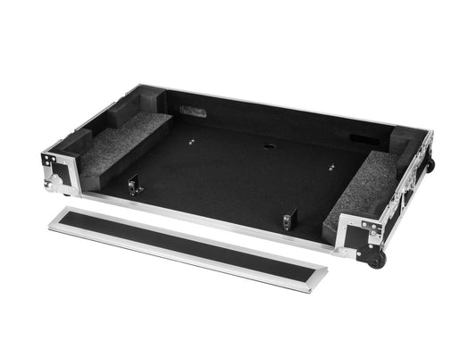 Odyssey Flight Zone Case for AlphaTheta XDJ-AZ with Corner Wheels Wheels (Silver & Black, 1 RU)