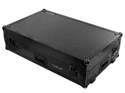 Odyssey Black Label Flight Case for AlphaTheta XDJ-AZ with Glide-Style Platform and Roller Wheels (All Black)