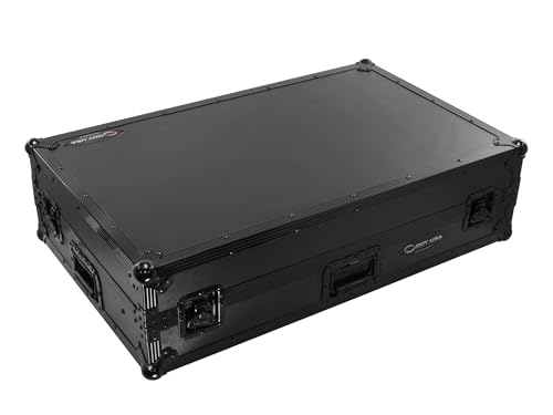 Odyssey Black Label Flight Case for AlphaTheta XDJ-AZ with Glide-Style Platform and Roller Wheels (All Black)