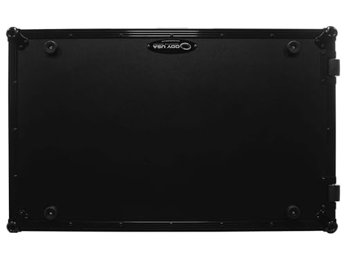 Odyssey Black Label Flight Case for AlphaTheta XDJ-AZ with Glide-Style Platform and Roller Wheels (All Black)