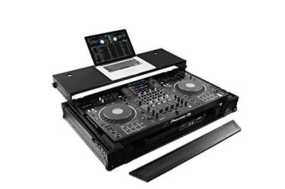 Odyssey Pioneer XDJ-XZ Black Label Glide Style Case with Wheels and 1 RU Rack (Black)