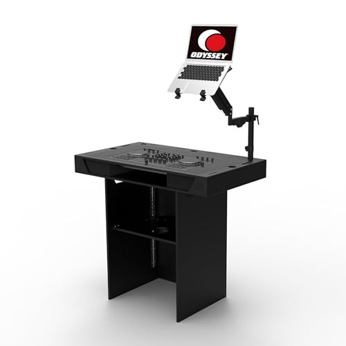 Odyssey DJ Mobile Podium (37.5" Height, Black)