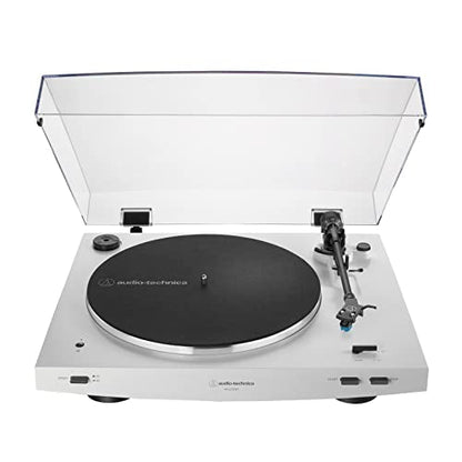 Audio-Technica Consumer AT-LP3XBT Fully Automatic Two-Speed Turntable with Bluetooth (White)