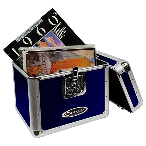 Odyssey Krom Series KLP2 Stackable Record/Utility Case (Blue) (Open Box)