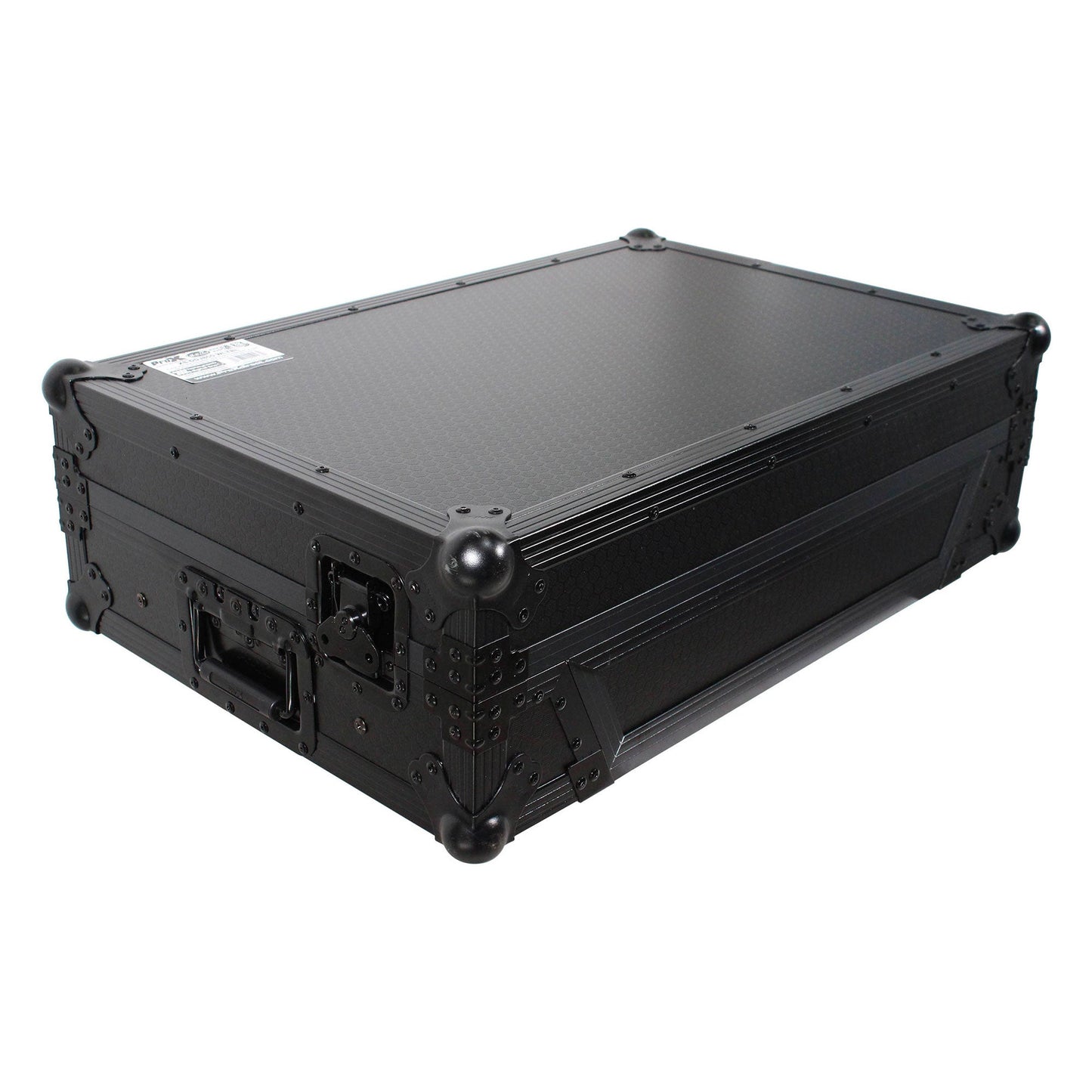 ProX XS-DDJ800 WLTBL Flight Case with 1 RU Rackspace and Wheels for Pioneer DJ DDJ-800 (Black on Black)