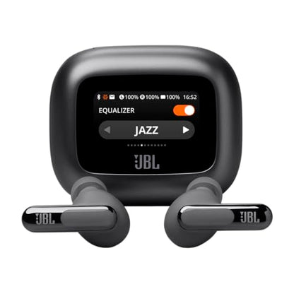 JBL Live Beam 3 - True Wireless Noise-Cancelling Closed-Stick Earbuds (Black)
