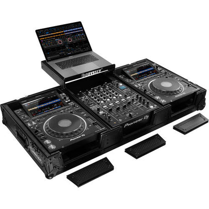 Odyssey Industrial Board Glide Style Case Fits Most 12" DJ Mixers and 2-Pioneer CDJ-3000s (Open Box)