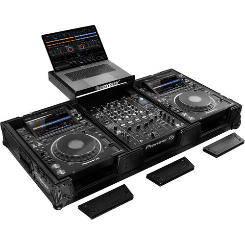 Odyssey Industrial Board Glide Style Case Fits Most 12" DJ Mixers and 2-Pioneer CDJ-3000s (Open Box)