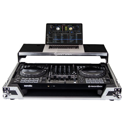 Odyssey FZGSFLX10WM DJ Flight Case with Glide Style Laptop Platform and Wheels for Pioneer DDJ-FLX10 (Open Box)