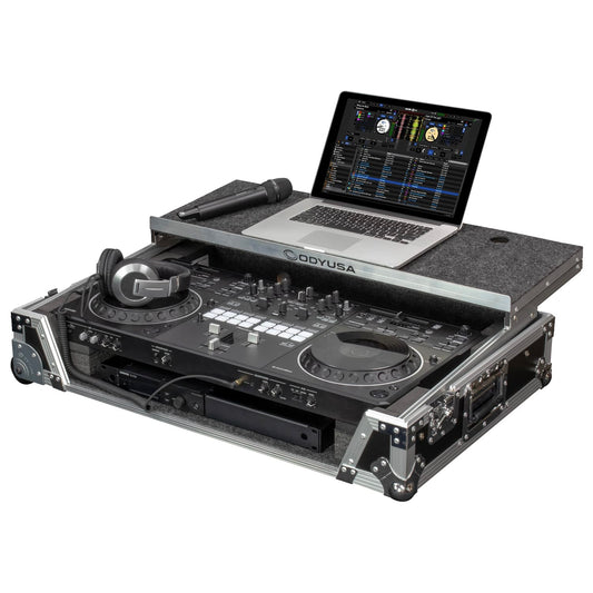 Odyssey DDJ-REV5 1U Case with Wheels and Laptop Platform (Open Box)