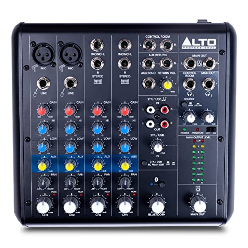 Alto Professional TrueMix 600 Portable 6-Channel Analog Mixer with USB