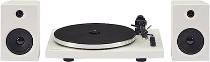 Crosley T150 Turntable with Speakers, White