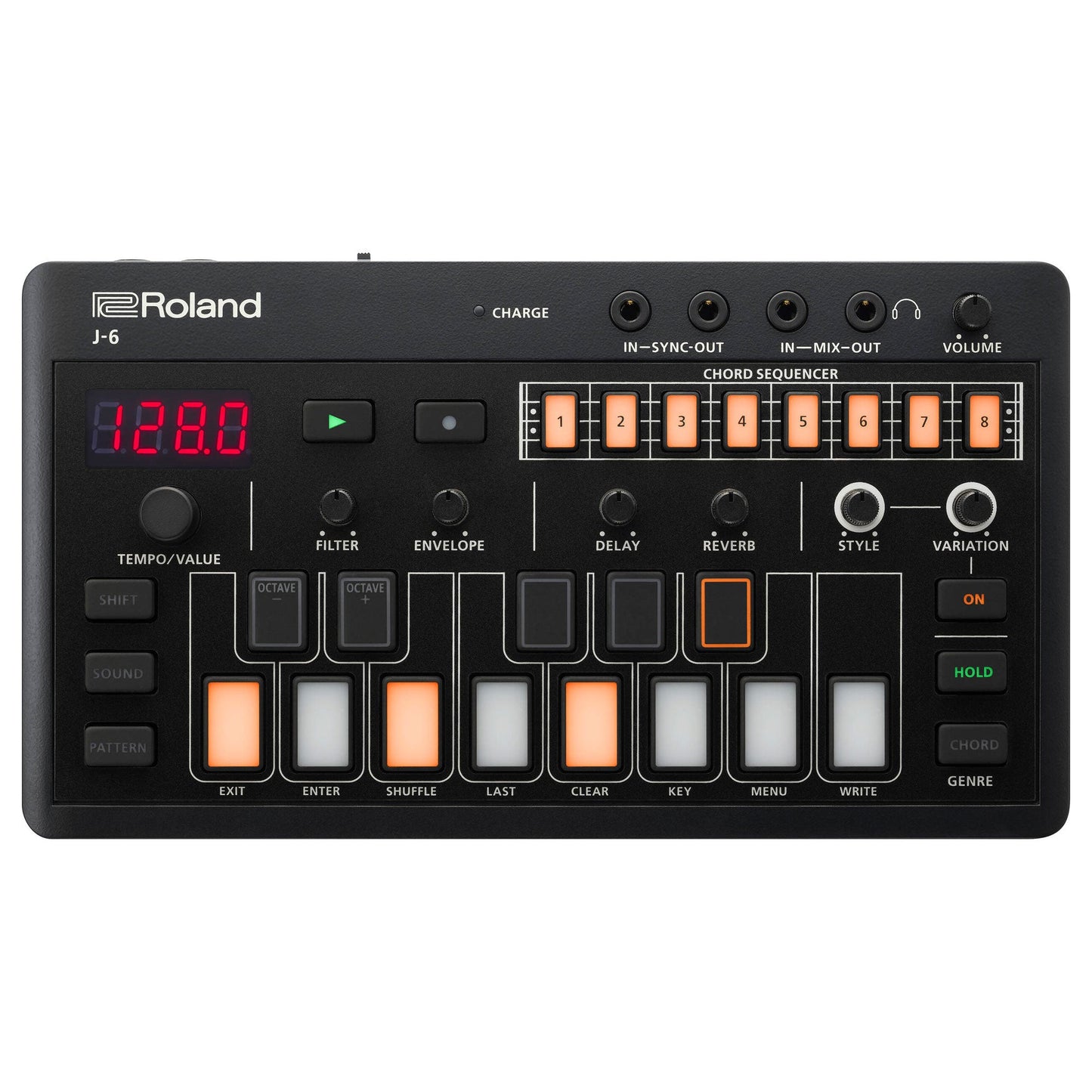 Roland AIRA Compact J-6 Portable Song Creation Machine with Professional Sound and Features | JUNO-60 Synth Engine & Presets | Chord Sequencer | Effects