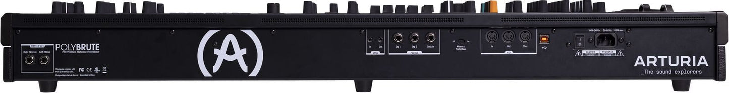 Arturia PolyBrute 6-Voice Polyphonic Morphing Analog Synthesizer - Noir, Limited Edition