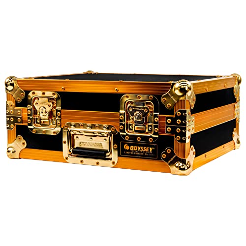 Odyssey Limited Edition Gold Turntable Flight Case