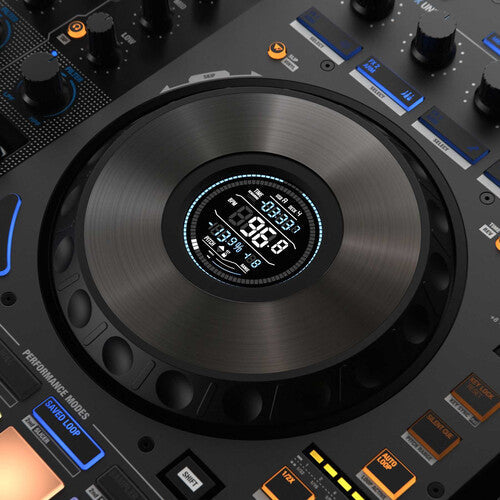 Reloop Mixon 8 Pro 4-Channel Professional Hybrid DJ Controller, Black (Open Box)