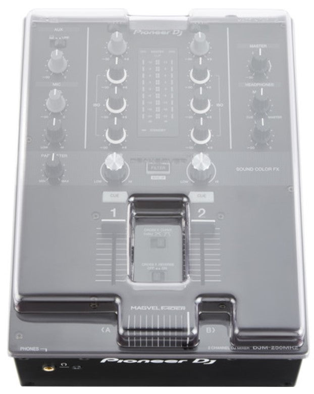 Pioneer DJ DJM-250MK2 2-channel Scratch Mixer with Rekordbox DVS + Decksaver Dust Cover