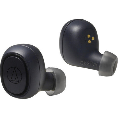 Audio-Technica ATH-CK3TW Wireless In-Ear Headphones, Black (Open Box)