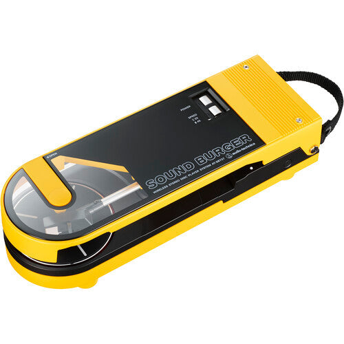 AudioTechnica AT-SB727 Sound Burger Portable Turntable with Bluetooth (Yellow)