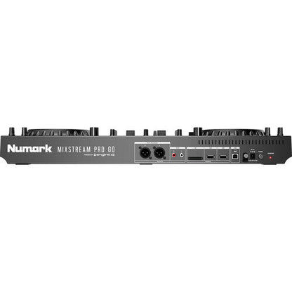 Numark Mixstream Pro Go - Standalone DJ Controller with Battery, DJ Mixer, Speakers, Amazon Music Unlimited, WiFi, Touchscreen, Works with Serato DJ (Open Box)