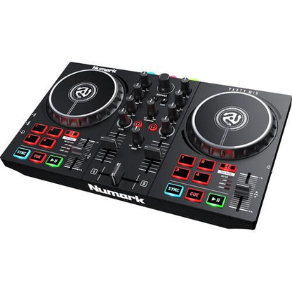 Numark Party Mix II DJ Controller + Noho Stand + HF125 Headphones