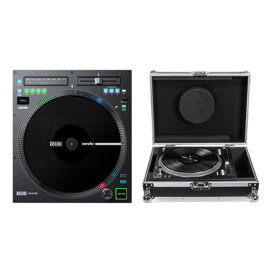 RANE DJ TWELVE MKII + Odyssey Innovative Designs Flight Zone Rane Twelve Motorized Turntable DJ Battle Controller Case