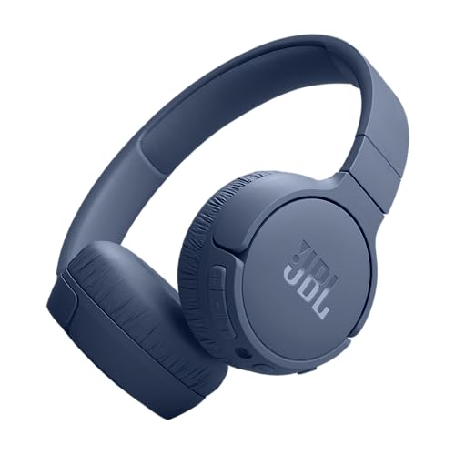 JBL Tune 670NC Wireless Noise-Cancelling On-Ear Headphones (Blue)