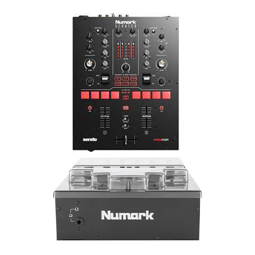 Numark Scratch - 2-Channel Scratch Mixer for Serato DJ Pro + Decksaver Dust Cover