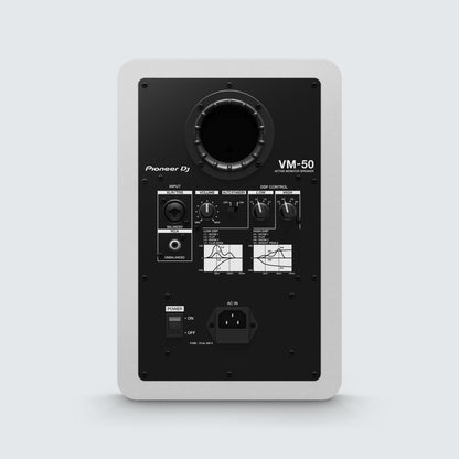 Pioneer DJ VM-50 5 Inch Active Monitor Speaker (White) (Open Box)
