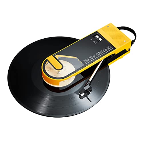 AudioTechnica AT-SB727 Sound Burger Portable Turntable with Bluetooth (Yellow) (Open Box)