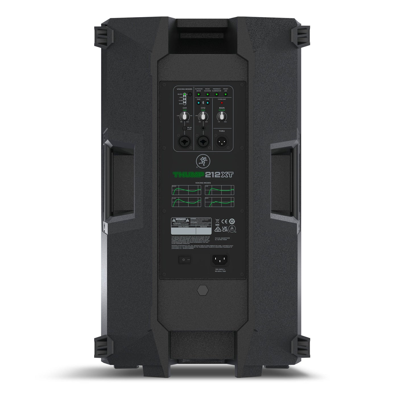 Mackie Thump212XT 12" 1400W Enhanced Powered Loudspeaker with Bluetooth System Control, Black, 212XT